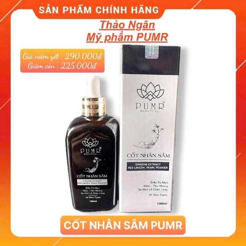 CỐT NHÂN SÂM TÁI TẠO DA MẪU MỚI 2025 PUMR