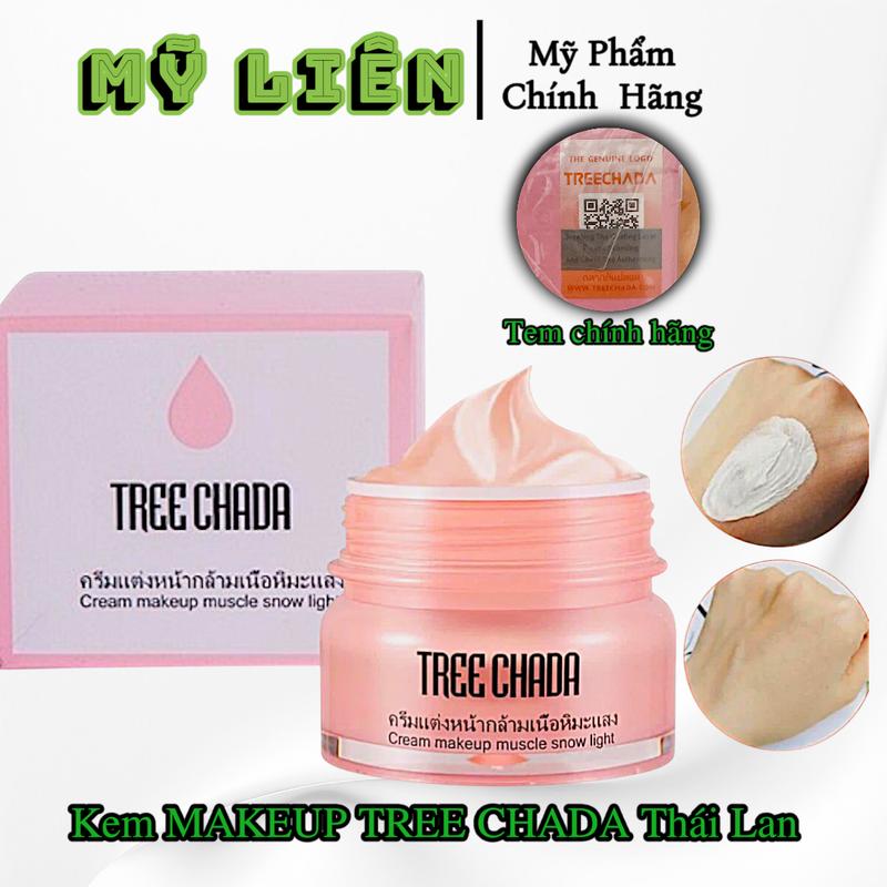 Tree Chada - Kem Makeup Tree Chada Thái Lan Tạo Hiệu Ứng Căng Bóng Da Kháng Nước Không Lộ Vân Kem Tem Chính Hãng Mỹ Phẩm Chính Hãng