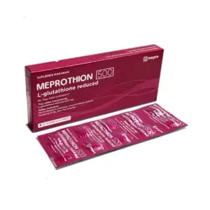 Meprothion 500mg Box 30 Tablet L-Glutathione Suplemen kesehatan kulit