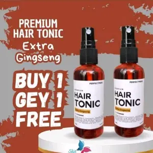 HAIRTONIC PERAWATAN RAMBUT EXTRA GINGSENG Beli 1 Dapat 2 HAIRTONIC Fresh Vitamin dan penumbuh rambut dan meluruskan rambut Minyak Rontok