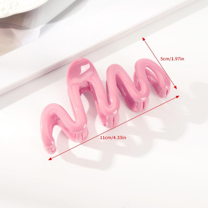 Product Introduction of Kẹp Tóc Nhựa Đường Lớn Sáng 10Cm, Kẹp Tóc Cuộn, Phụ Kiện Tóc Thời Trang Cho Bé Gái Thanh Lịch, Phụ Nữ 2