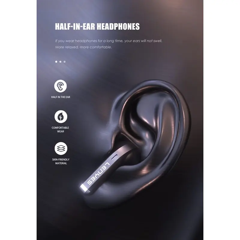 LENYES AIR 99 Wireless Headset Bluetooth 5.3 Smart Touch Earphone Hifi Stereo Earbuds 5