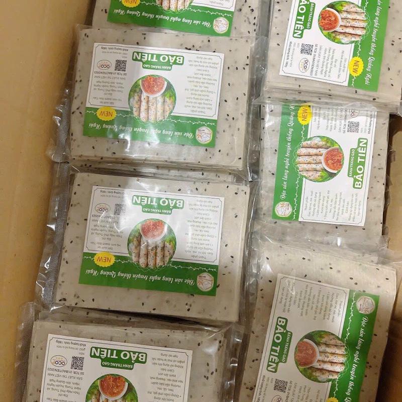 Combo 2 bịch 36 cái bánh tráng mè đen nhúng nước