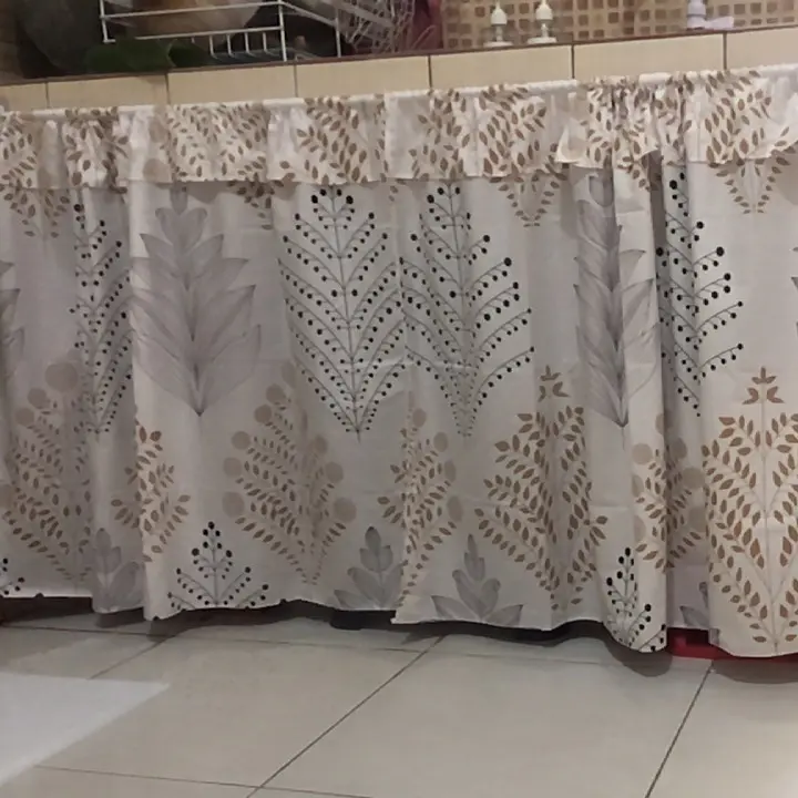 Gorden Kolong Dapur Motif Maharani Kain Bahan Katun Cvc 5