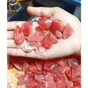 Cherry Quartz Tumble gravel 15-20mm paket 100 grams