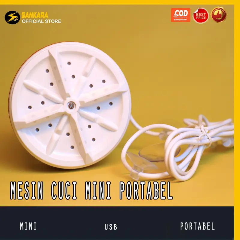 Mesin Cuci Mini Ultrasonic USB Portable Praktis untuk di kosan cucian baju bisa COD 0