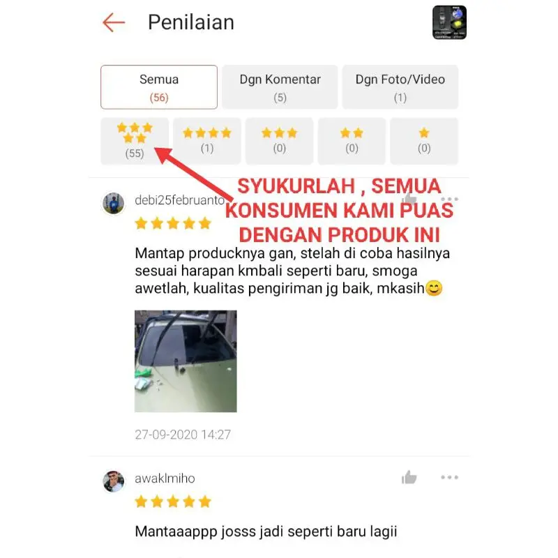 Penghitam dashboard bergaransi 5