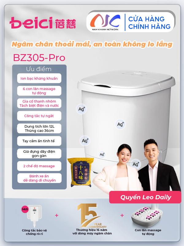  Máy Ngâm Chân Bồn Ngâm Chân Massage Cao Cấp Chính Hãng Beici - An Toàn - Gia Nhiệt Nhanh - Tiết Kiệm Điện - Bảo hành 2 năm Tặng túi ngâm chân Size lớn 