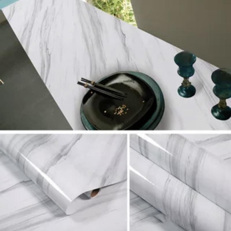 Product Introduction of Marble Wallpaper Decor Renovation Waterproof Self Adhesive PVC Sticker Living kitchen Room Furniture Contact Paper 1m/3m x 60cm 49