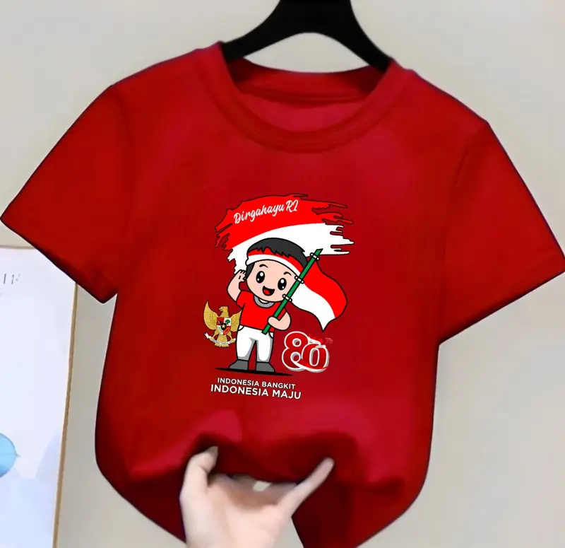 Baju Kaos Anak Hari Kemerdekaan 17 Agustus Fashion 0