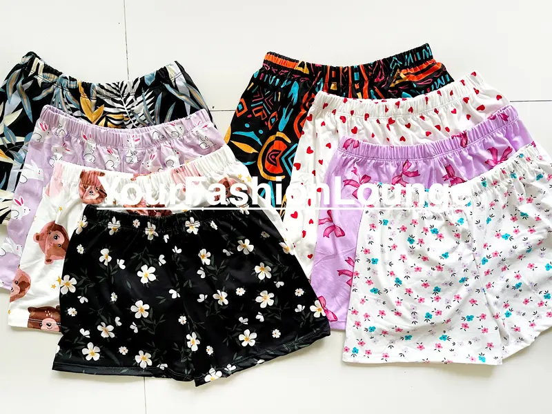 PCS NANAY SHORT PLUSIZE PAMBAHAY FIT UP TO XXL RANDOM PRINT