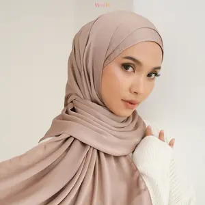 Pashmina Silk Cardenza Size 200x75cm Jilbab Satin - WMD Fashion