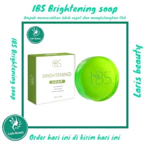 Sabun Pemutih & Flek Wajah IBS Brightening Soap 50gr Membersihkan Mencerahkan Perawatan Muka Komedo Vitamin Facial Extract Niacinamide Memutihkan Tubuh Pencerah Kusam Hitam