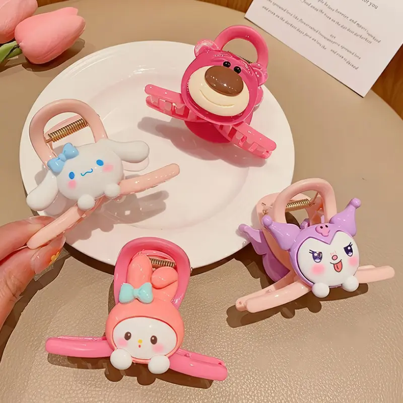 Jepit Rambut Karakter Sanrio Untuk Anak Perempuan / Hairpin Aksesoris Rambut Lucu / Jepit Rambut Lotso / Jepit Rambut Sanrio Fashion 3