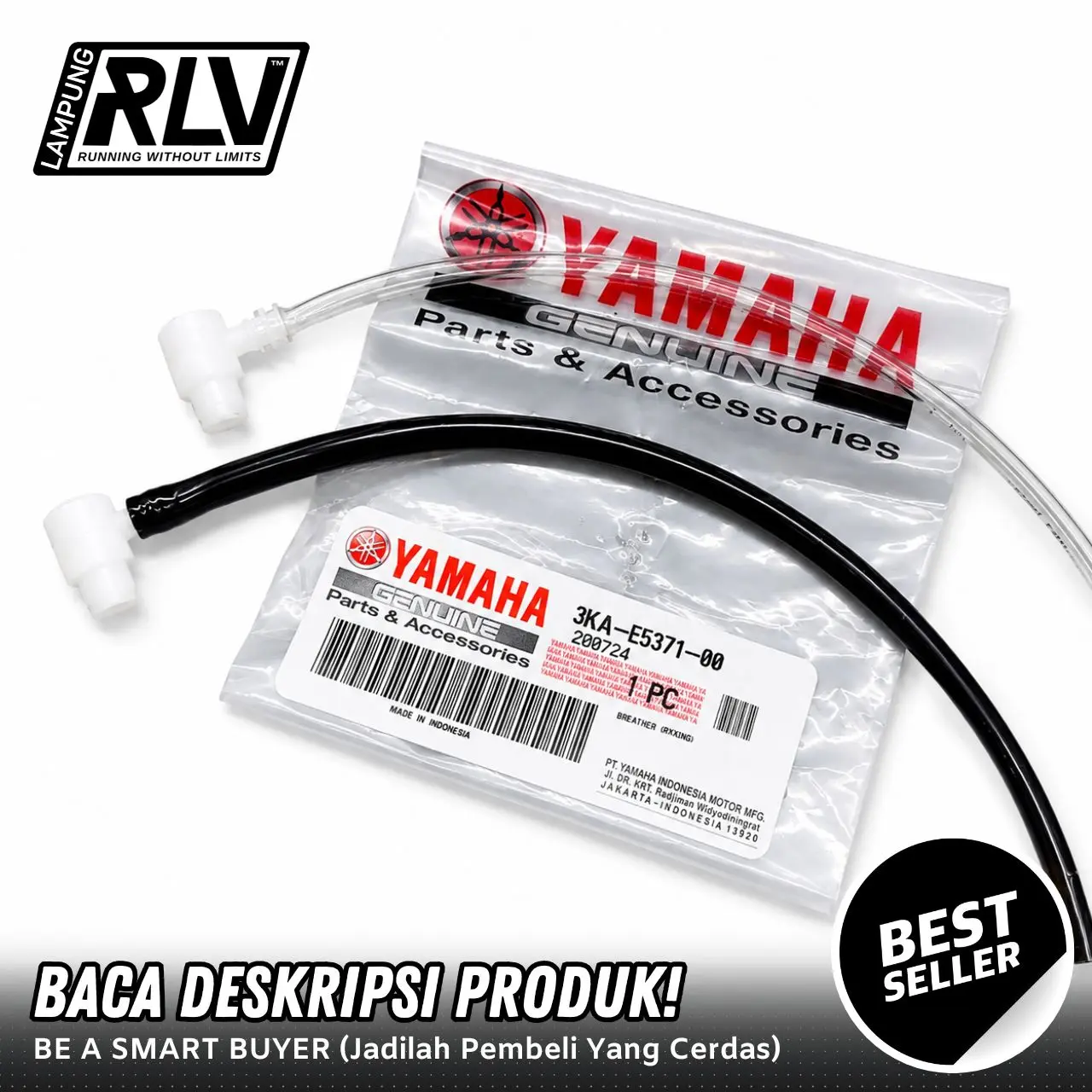 NEPEL HAWA SET SELANG RX KING RXK RXKING RXS YT ORIGINAL YAMAHA 3KA-E5371-00