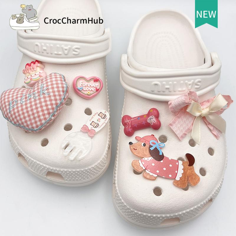 Product Introduction of Jibbits Fashion Clog Jibbitx charm Creative Cute Cartoon Colorful Pattern DIY Shoes Buckle/ Shoes Charm/Clog Button 6
