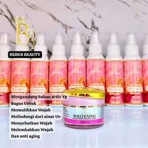 WHITENING SUNSCREEN BEBEB BEAUTY ALL IN ONE SUSAH PUTIH ANTI KOMEDO FLEK JERAWAT