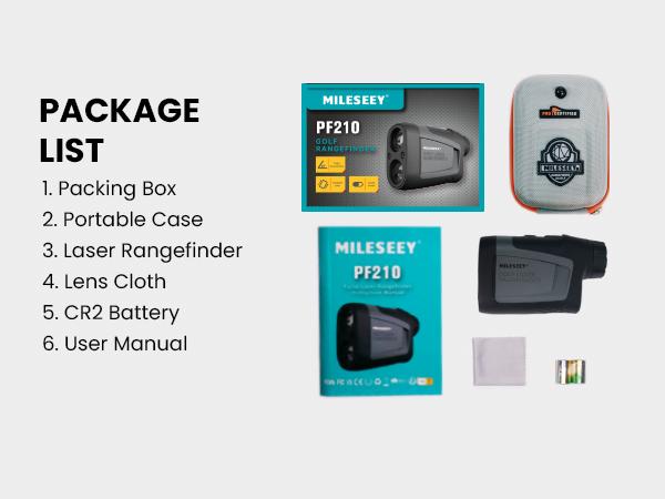 Product Introduction of MiLESEEY Golf Range Finder with Slope On/Off,1100Yards,±0.5yard Accuracy,Flag Lock with Vibration,Legal for Tournament Play, Scan Measurement for Golfers,Carrying Case, Free Battery 1