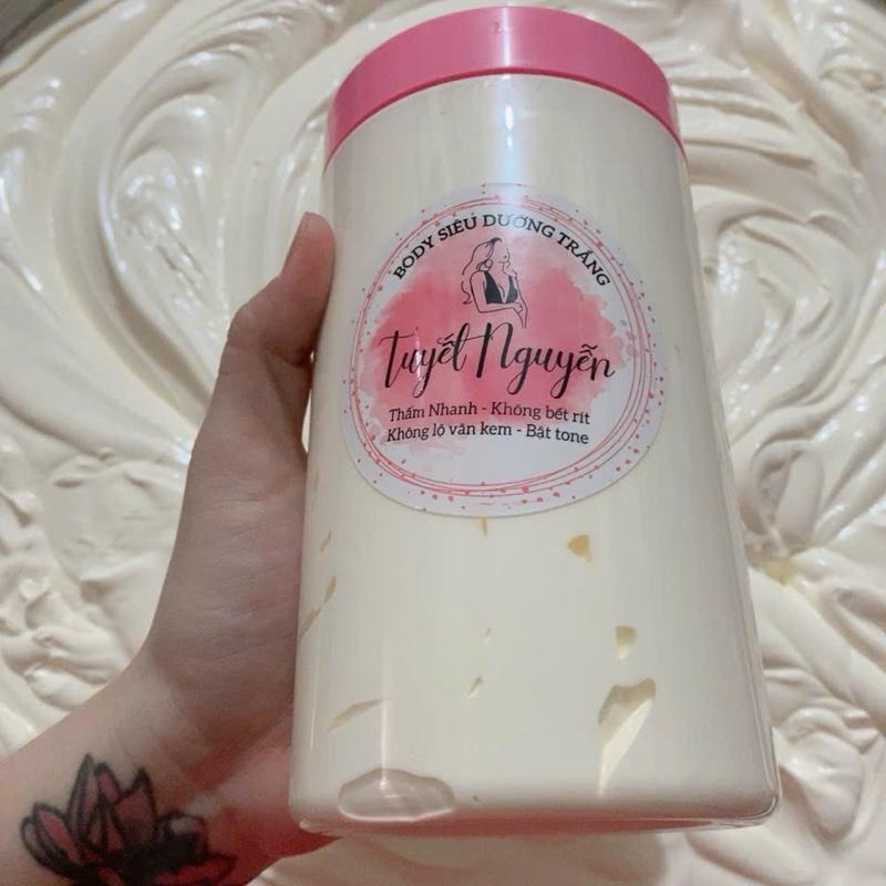 { 1kg } KEM SỮA CHƯA BODY-Hỗ TRỢ Dưỡng TRắNG SÁNG-cấp ẩm mềm mịn da body