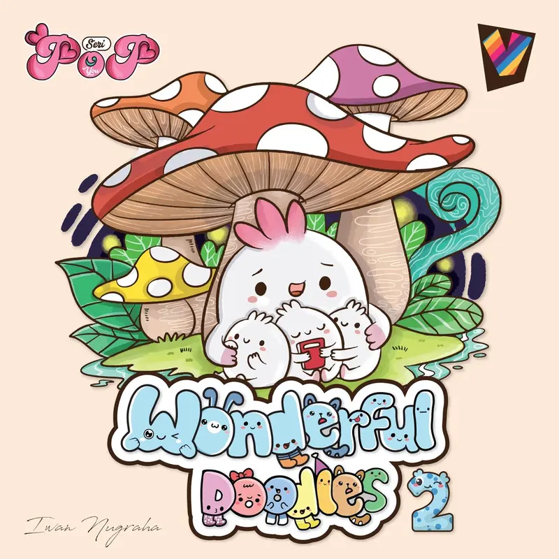 Wonderful Doodles 2 - Seri Pop You - Buku Mewarnai