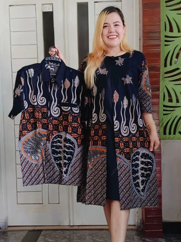 DRESS VALVET KEONG HITAM  BY YENI BAGARIANG BISA COD Katun Butik Batik