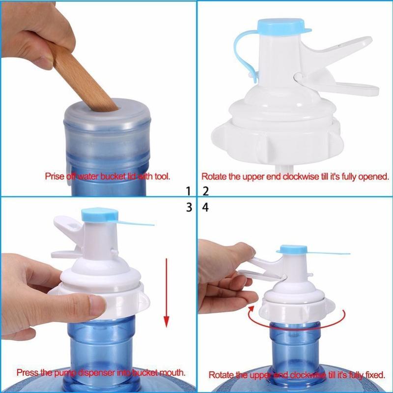 Phụ Kiện Xô Cầm Tay Máy Bơm Đầu Phun, Máy Bơm Phân Phối Thực Dụng Thông Dụng Tiện Lợi, Bền, Dụng Cụ Uống Nước 7