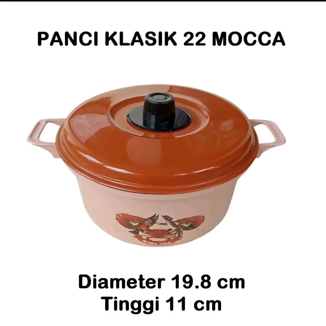 PANCI PANDA MOCCA UK 22,waskom tempat sayur tahan panas,baca dengan teliti agar tidak salah beli,