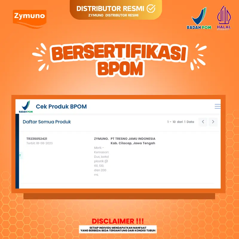 Madu zymuno Original - 200ml/botol- Organik | Distributor resmi - Halal Bpom [Bisa COD] Honey Syrup Herbal 4