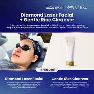 Gentle Rice Cleanser+ Diamond Laser Facial