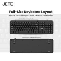 Gambar Keyboard Mouse Combo JETE MK101 Keyboard Mouse Kabel 1200 DPI Wired USB Keyboard Mouse Kantor PC Laptop Komputer Windows dari Doran Gadget Official Kota Administrasi Jakarta Pusat 2 Tokopedia
