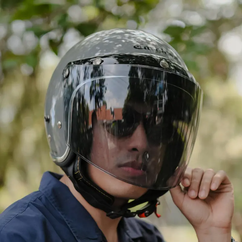 Cargloss Visor CFM - Kaca Helm Flat Clear 4