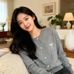 (sagitafashion27)_baju kardigan polos bordir pita