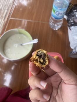 Product Review of COD Soes Coklat Cokelat/strawberry/ 500g/1kg /Update kemasan terbaru / merek baru/Malona/ mix rasa/halal Kue Sus Kering Isi soes coklat lumer 1 kgr Enak Murah （Cemilan keluarga, cocok untuk dewasa dan anak-anak） Chocolate Food Makanan Snack Manis from f**i ᵕ** 1
