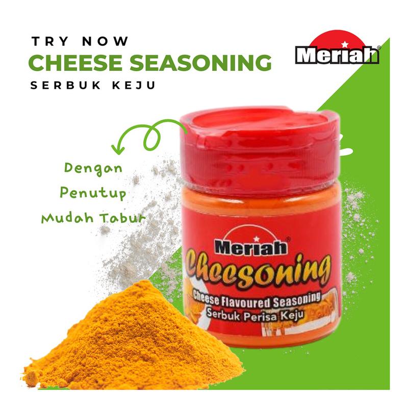 Product Introduction of Meriah Cheesoning Cheese Perisa Salted Egg Powder 120g - 150g Aussie Tropic Choice Nacho Swiss Bear Cheese Soy Asahi 0