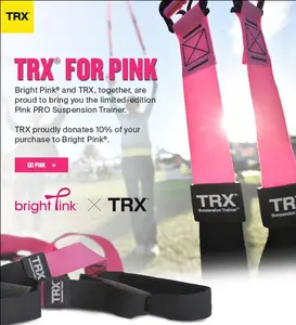 Trx TRX PRO Pink Tali Pink Warna PINK Gym Bonus Tas Buku