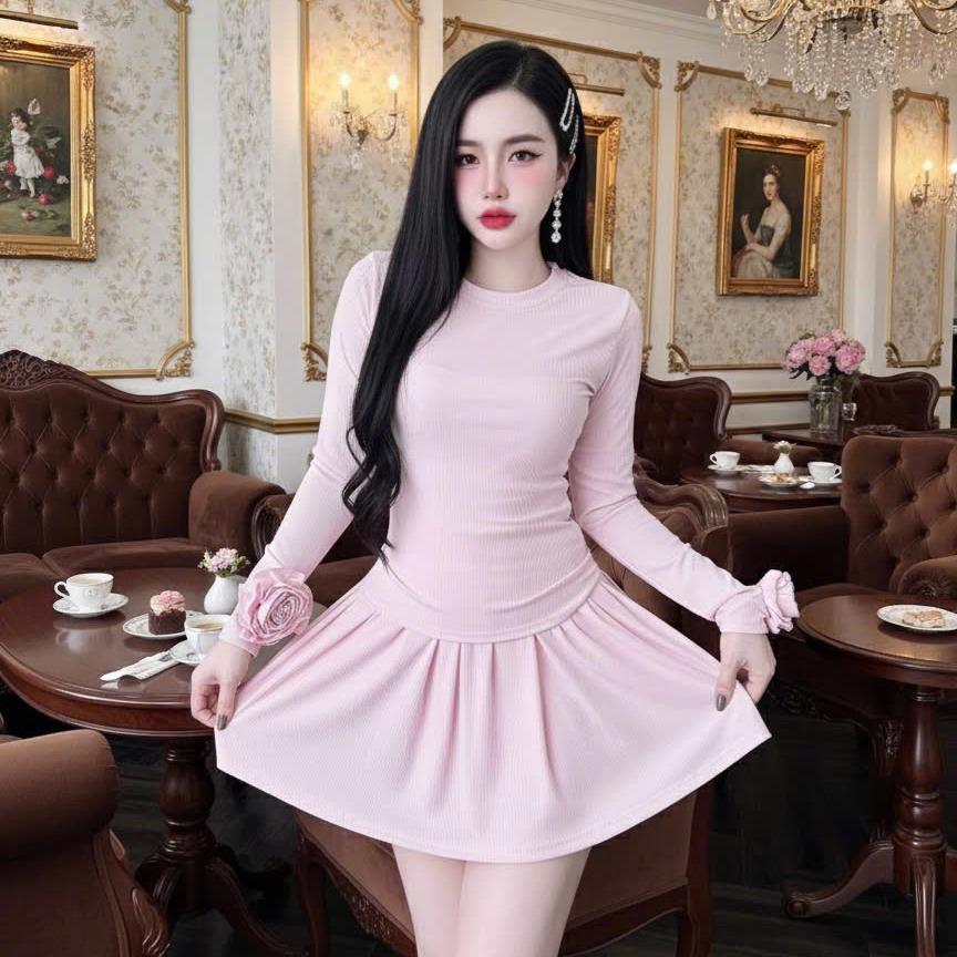Set Váy Hồng
