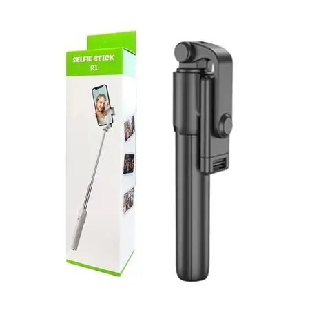 Tongsis Tripod R1 Bluetooth Remote Shutter 3 in1 Mini Tongkat Narsis Monopod Remot Wireless 2