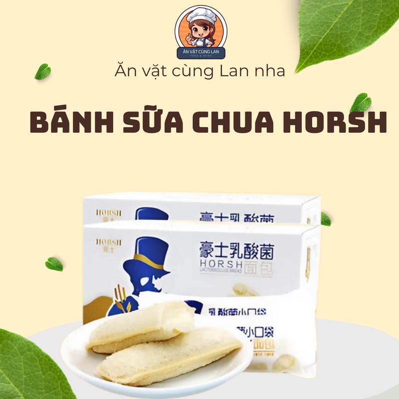 Bánh Sữa Chua Ông Già Horsh Nội Địa Trung - Cực hợp ăn vặt mọi lúc mọi nơi HSD: 90 ngày