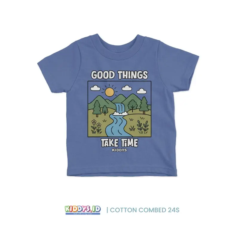 Kiddys Kaos Pakaian Fashion Anak Laki-laki dan Perempuan Cotton 24s Premium KA80 - G10 4