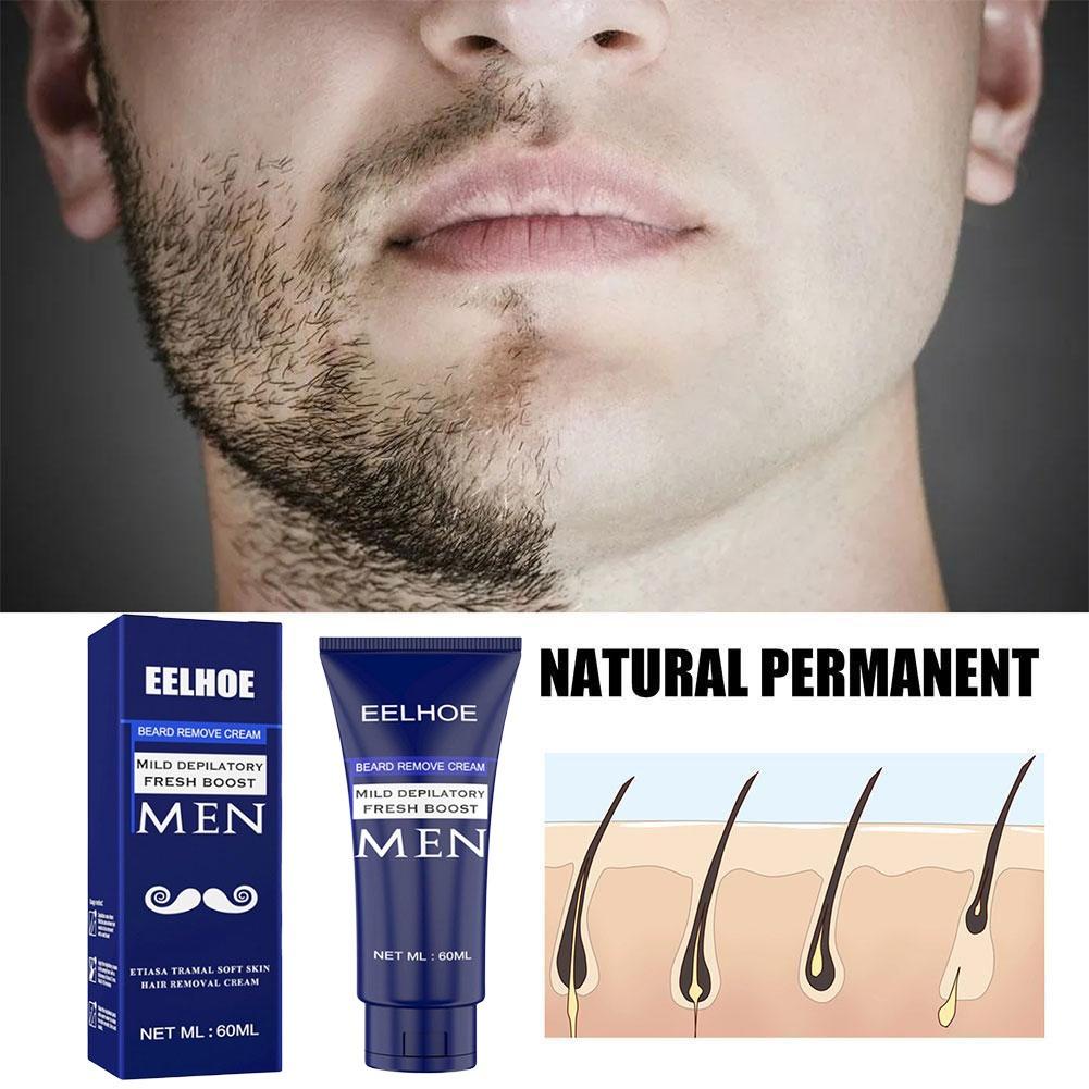 EELHOE Krim Penghilang Bulu pria Permanen Hair Removal Cream Brewok Perontok bulu Cepat Aman Tanpa Efek Samping Hair Removal Cream 60ml Jenggot Wax EELHOE Krim Penghilang Bulu pria Permanen Hair Removal Cream Brewok Perontok bulu Cepat Aman Tanpa Efek Samping Hair Removal Cream 60ml Jenggot Wax