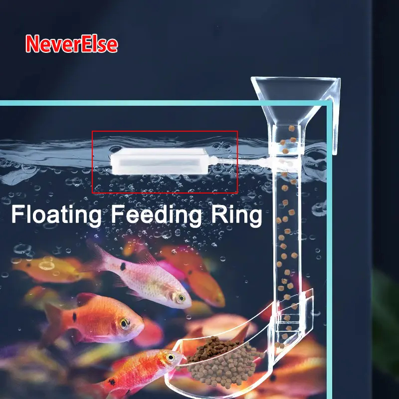 Ống cho ăn bể cá, với vòng cho ăn, ống cho ăn tôm cá Có Thể Mở Rộng với bát và cốc, khay cho ăn, ống cho ăn thức tay áo cho bể cá chìm, tay áo bể cá chìm, thích hợp cho tôm, có cốc hút, có thể được sử dụng làm đầu cấp thức ăn hoặc đầu cấp thức ăn bằng móc 6
