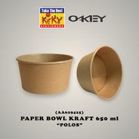 Gambar OKEY Paper Bowl Kraft Polos 500ML/650ML 1 Pak 25 pcs - 1 Pcs ( Pembelian Harus Kelipatan 25 Pcs) - 650 ML isi 25 pcs dari Kiky Stationery Kota Surakarta 4 Tokopedia