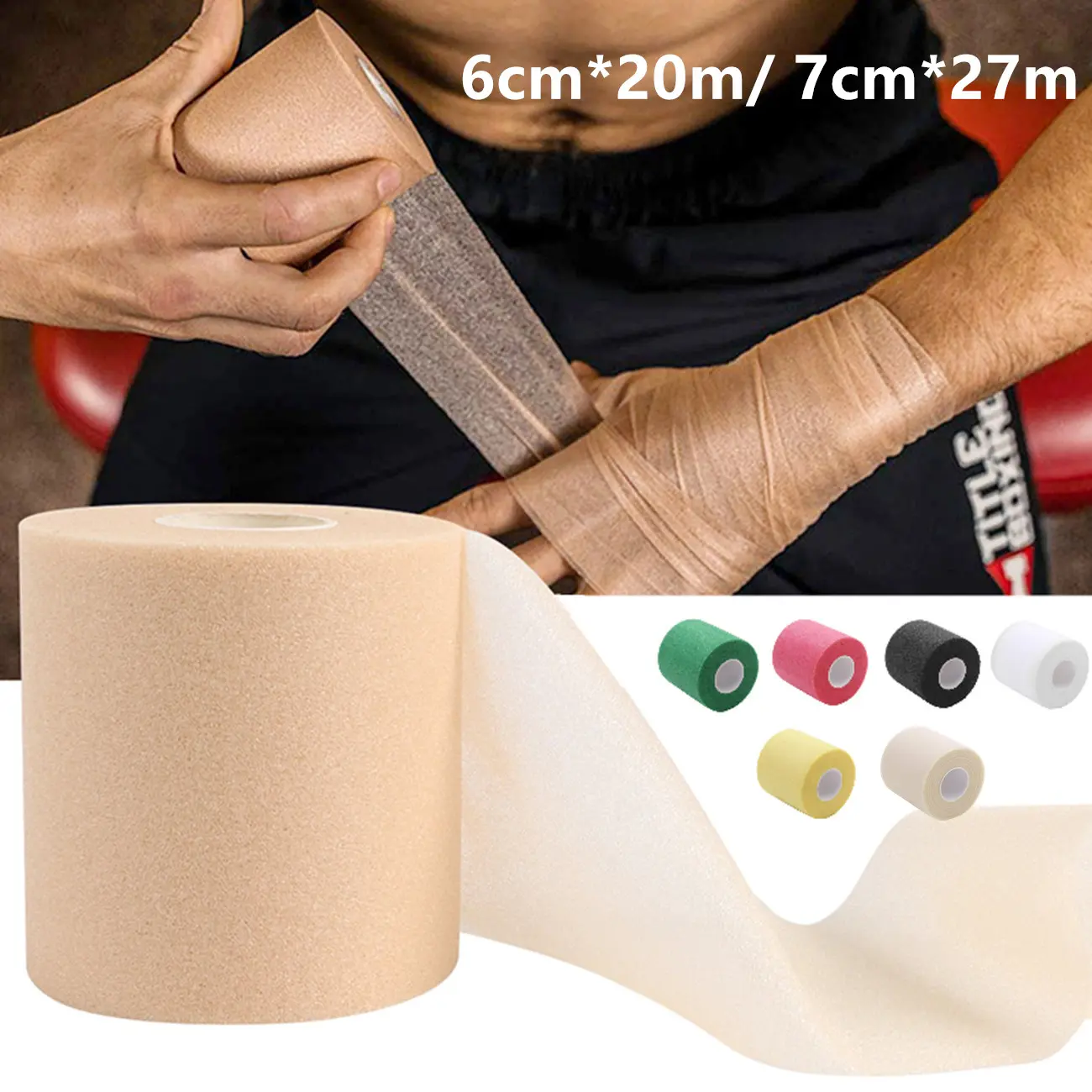 Băng Dính Thể Thao, Đàn Hồi, Bảo Vệ Thể Thao, Đầu Gối, Mắt Cá Chân Và Lòng Bàn Tay, 1 Miếng, Thiết Kế Tự Do