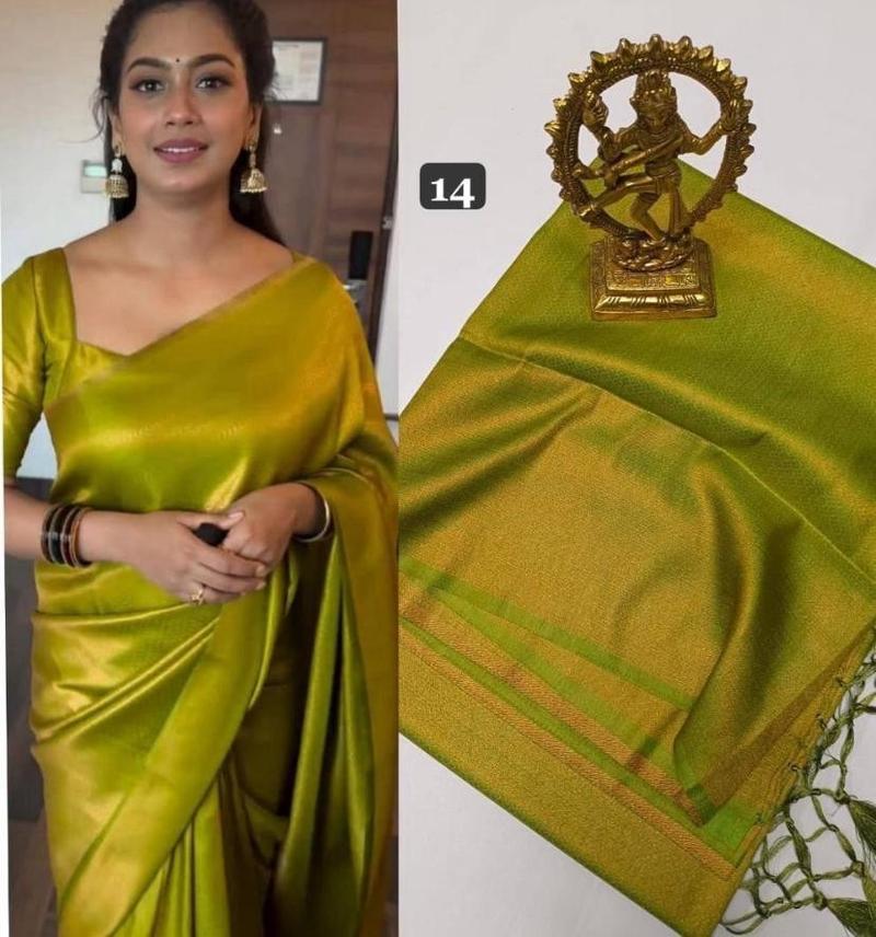 Product Introduction of Premium Cooper Softy Kubera Pattu Sarees 14