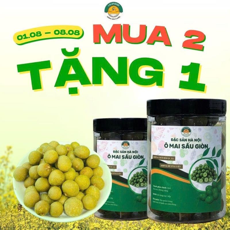 MUA 2 TẶNG 1 Có hạt Ômai Sấu giòn tặng kèm muối Ngọc Yến. Sấu 7 chua 3 ngọt Lilifood Ăn Vặt