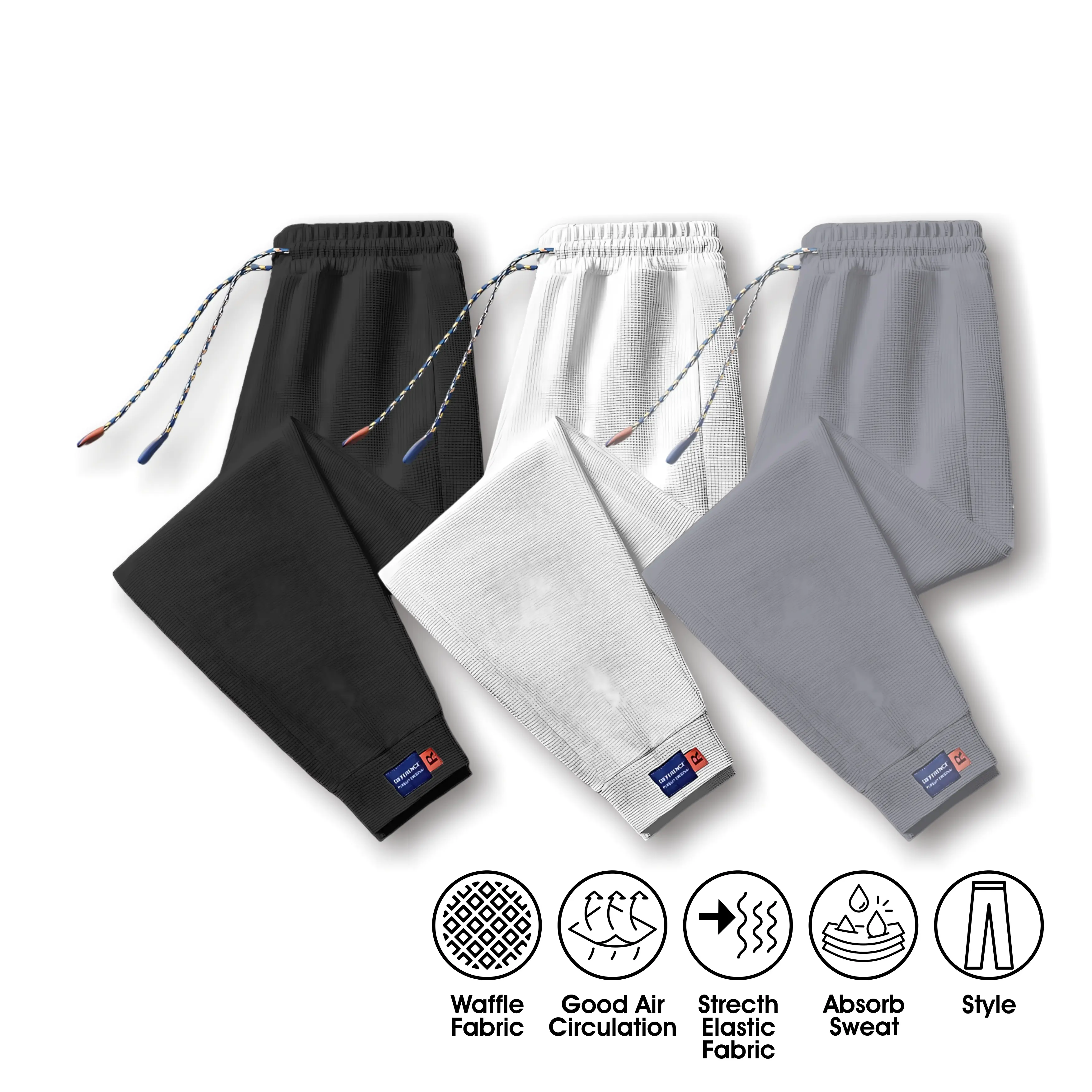 Celana Jogger Olahraga Pria Elastis Peregangan Cepat Kering Sport Berkualitas Bagus jogger  abu