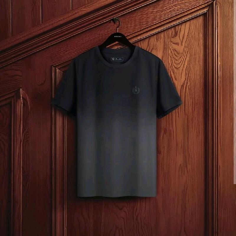 T-Shirt Rucas Essentials Gradation Tee | Two Tone Rib Size S-XXL Kaos Pria/Wanita Brown Grey 3