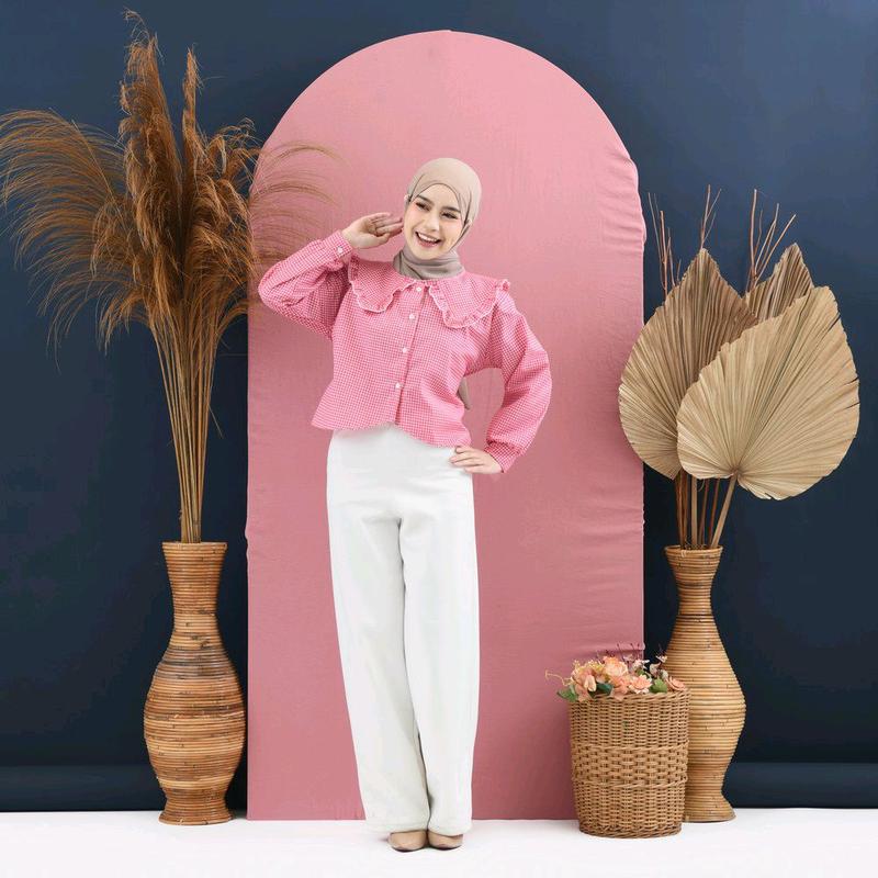 kemeja crop // crop top // atasan crop // atasan korea 1