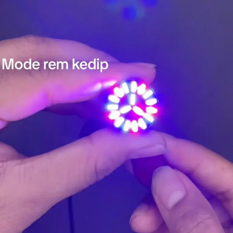 Lampu Stop Rem Belakang 18 Mata LED Gepeng 2 Mode Running Kedip Universal Motor 4