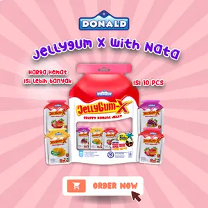 Donald Jellygum X With Nata - Isi 10 Pcs